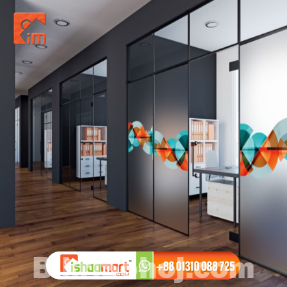 Frosted Crystal Film Glass Stickers For Office in Bangladesh